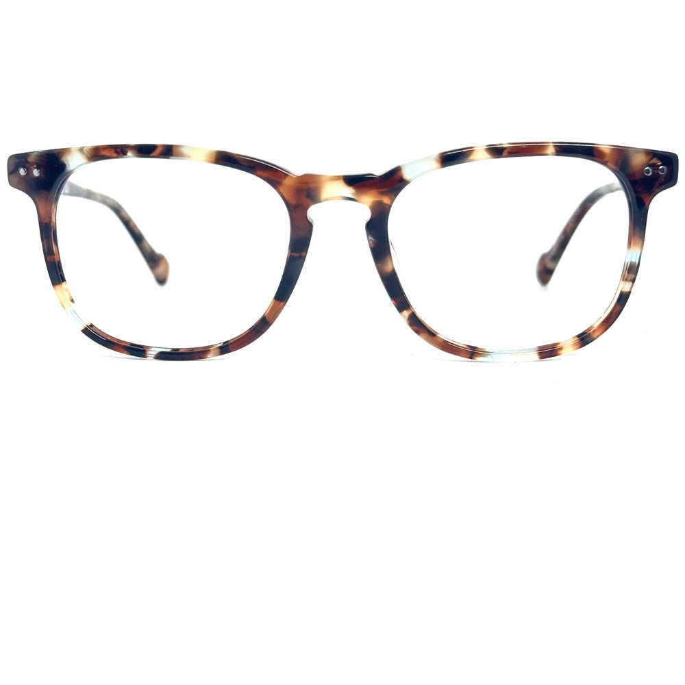 Zenni eyeglasses Frames Brown Blue‎ Multicolor Full Rim Round H17122
